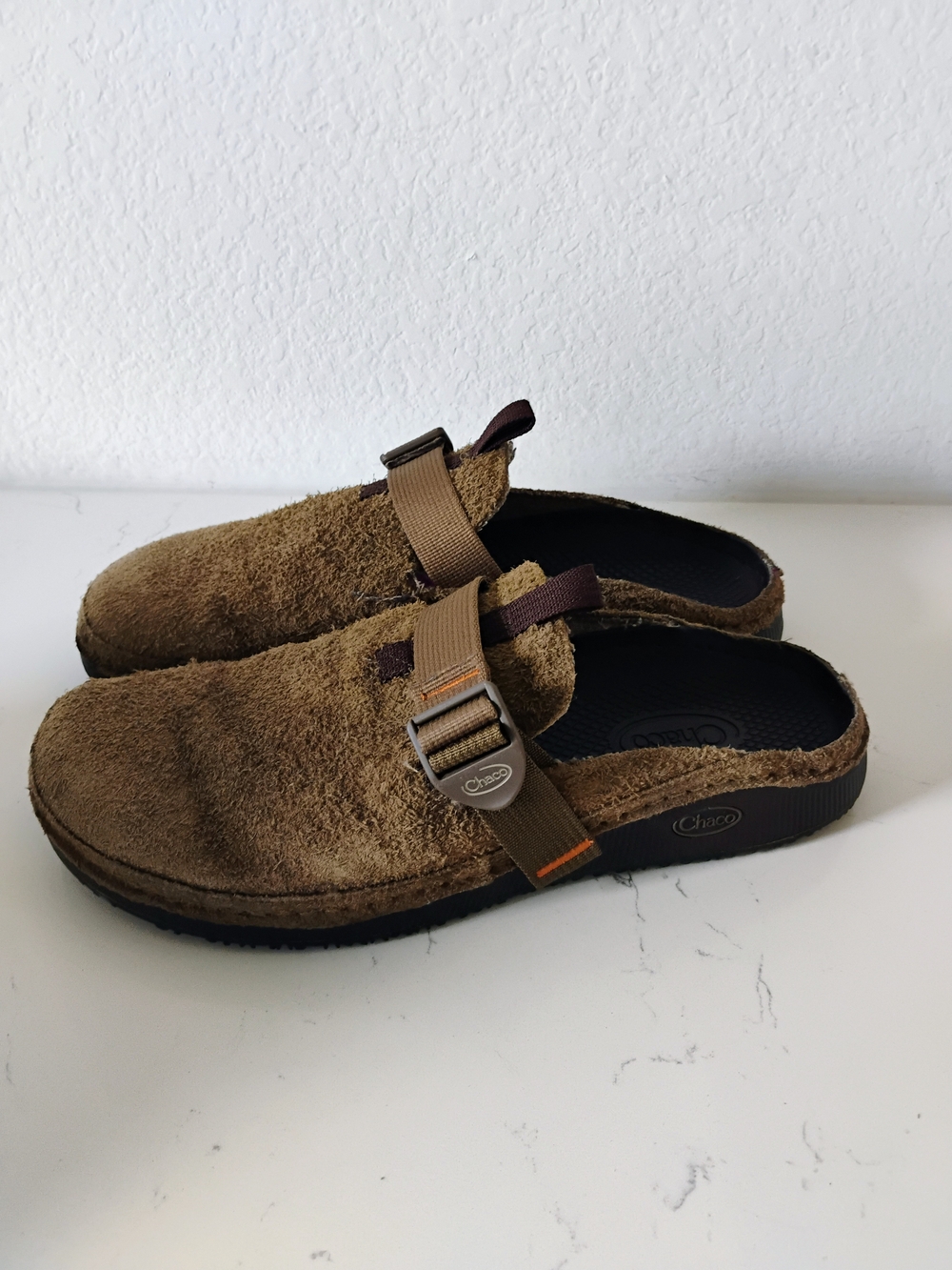 Chaco Men's Brown Suede Slip-On Clog
